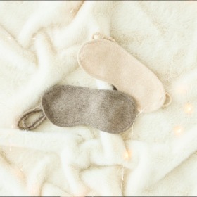 [리유저블백증정][선물박스포장]임산부 꿀잠 캐시미어 수면안대